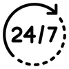 SERVICE CLIENTÈLE 24H/24 ET 7J/7